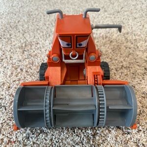 Disney Orange and Gray Toy Excavator